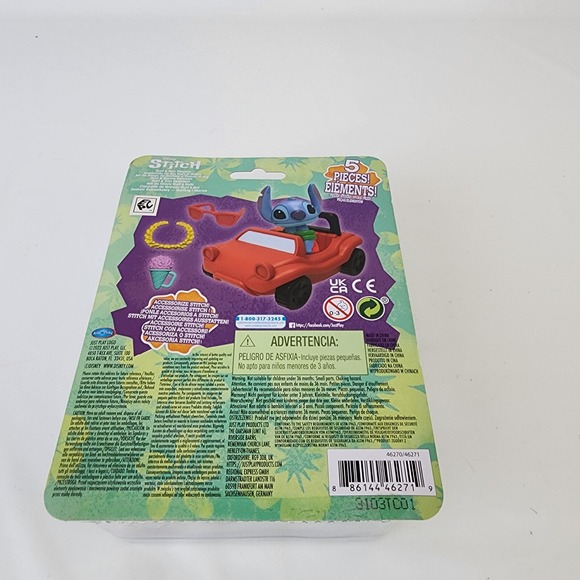 DISNEY LILO & STITCH PLAYSET SURF & SUN NEW 5 PIECES NEW IN BOX - Picture 2 of 3